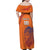 Custom Netherlands Football Family Matching Off Shoulder Maxi Dress and Hawaiian Shirt Oranje Lion - Wonder Print Shop