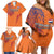 Custom Netherlands Football Family Matching Off Shoulder Short Dress and Hawaiian Shirt Oranje Lion - Wonder Print Shop