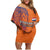 Custom Netherlands Football Family Matching Off Shoulder Short Dress and Hawaiian Shirt Oranje Lion - Wonder Print Shop