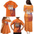 Custom Netherlands Football Family Matching Puletasi and Hawaiian Shirt Oranje Lion - Wonder Print Shop