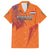 Custom Netherlands Football Family Matching Puletasi and Hawaiian Shirt Oranje Lion - Wonder Print Shop