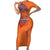 Custom Netherlands Football Family Matching Short Sleeve Bodycon Dress and Hawaiian Shirt Oranje Lion - Wonder Print Shop