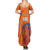 Custom Netherlands Football Family Matching Summer Maxi Dress and Hawaiian Shirt Oranje Lion - Wonder Print Shop