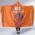 Custom Netherlands Football Hooded Blanket Oranje Lion