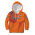 Custom Netherlands Football Kid Hoodie Oranje Lion - Wonder Print Shop