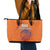 Custom Netherlands Football Leather Tote Bag Oranje Lion - Wonder Print Shop