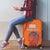 Custom Netherlands Football Luggage Cover Oranje Lion - Wonder Print Shop