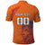 Custom Netherlands Football Polo Shirt Oranje Lion - Wonder Print Shop