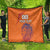 Custom Netherlands Football Quilt Oranje Lion