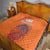 Custom Netherlands Football Quilt Oranje Lion