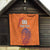 Custom Netherlands Football Quilt Oranje Lion