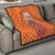 Custom Netherlands Football Quilt Oranje Lion