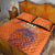 Custom Netherlands Football Quilt Bed Set Oranje Lion