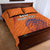 Custom Netherlands Football Quilt Bed Set Oranje Lion