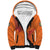 Custom Netherlands Football Sherpa Hoodie Oranje Lion