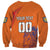 Custom Netherlands Football Sweatshirt Oranje Lion