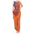 Custom Netherlands Football Tank Maxi Dress Oranje Lion