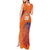 Custom Netherlands Football Tank Maxi Dress Oranje Lion