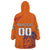 Custom Netherlands Football Wearable Blanket Hoodie Oranje Lion