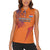 Custom Netherlands Football Women Sleeveless Polo Shirt Oranje Lion