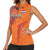 Custom Netherlands Football Women Sleeveless Polo Shirt Oranje Lion