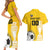 Custom Colombia Football Couples Matching Short Sleeve Bodycon Dress and Hawaiian Shirt Go Champions - Wonder Print Shop