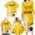 Custom Colombia Football Family Matching Long Sleeve Bodycon Dress and Hawaiian Shirt Go Champions - Wonder Print Shop