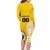 Custom Colombia Football Family Matching Long Sleeve Bodycon Dress and Hawaiian Shirt Go Champions - Wonder Print Shop