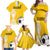 Custom Colombia Football Family Matching Off Shoulder Maxi Dress and Hawaiian Shirt Go Champions - Wonder Print Shop