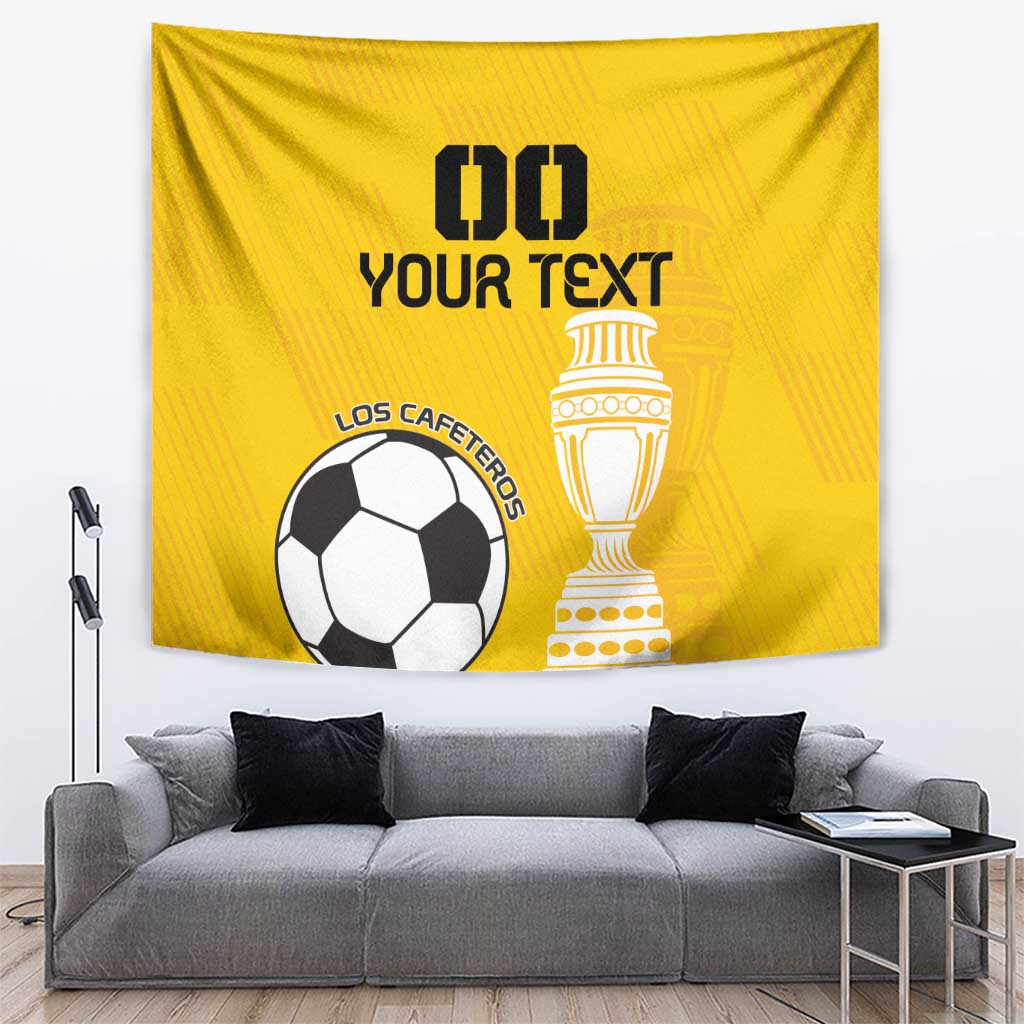 Custom Colombia Football Tapestry Go Champions - Wonder Print Shop