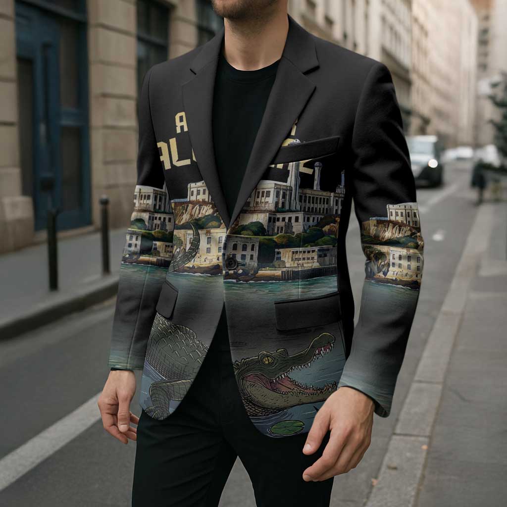 Everglades Alligator Alcatraz Florida Blazer - Wonder Print Shop