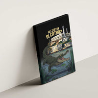 Everglades Alligator Alcatraz Florida Canvas Wall Art - Wonder Print Shop
