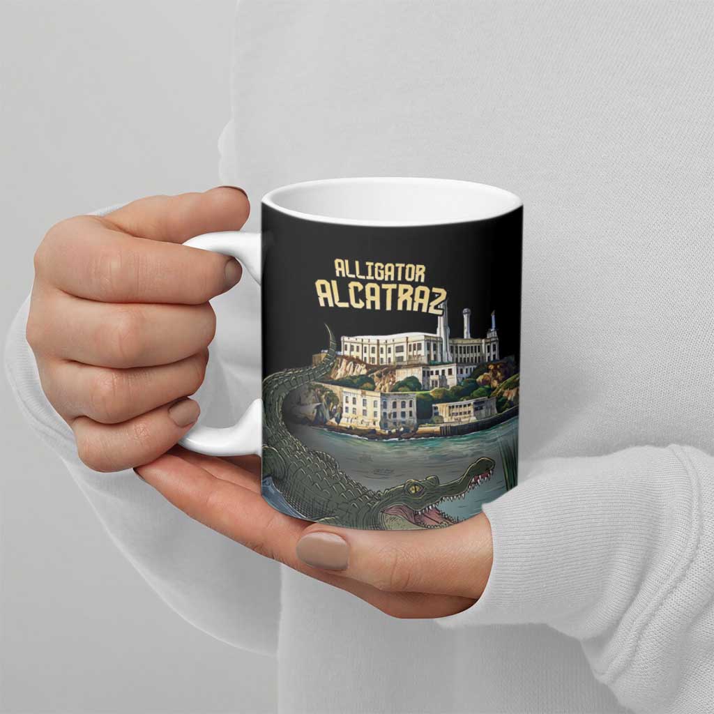 Everglades Alligator Alcatraz Florida Ceramic Mug - Wonder Print Shop