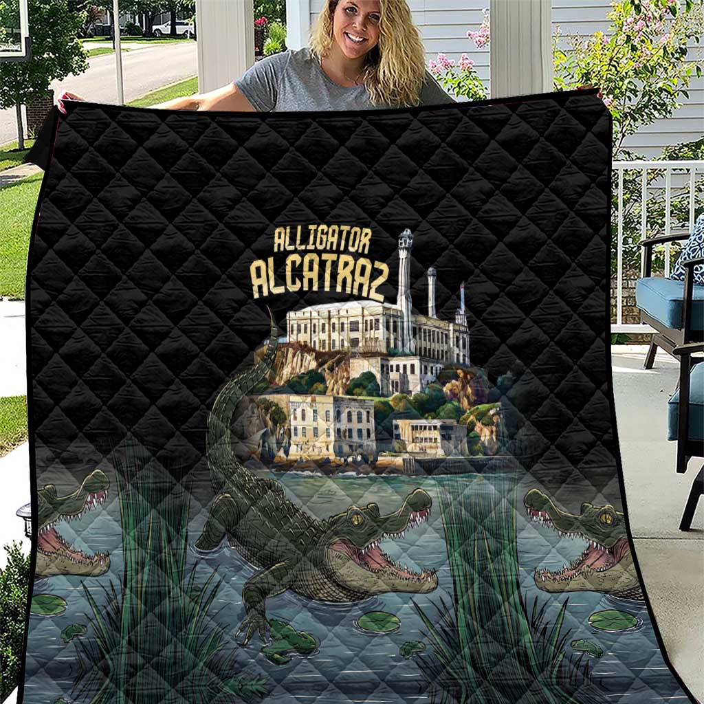 Everglades Alligator Alcatraz Florida Quilt - Wonder Print Shop