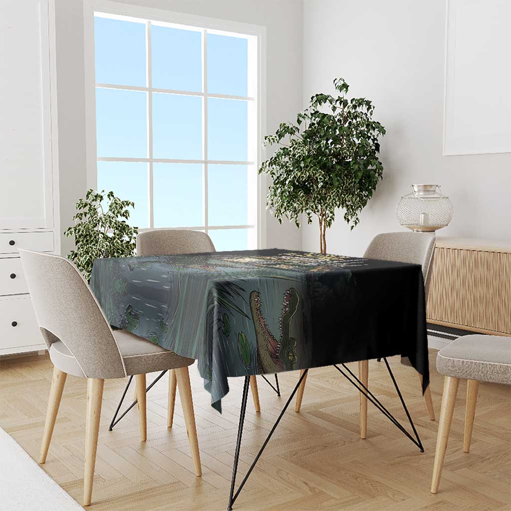 Everglades Alligator Alcatraz Florida Tablecloth - Wonder Print Shop