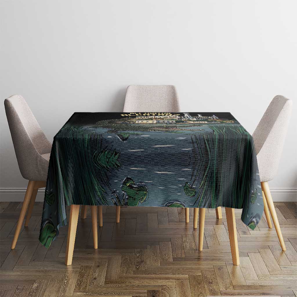 Everglades Alligator Alcatraz Florida Tablecloth - Wonder Print Shop