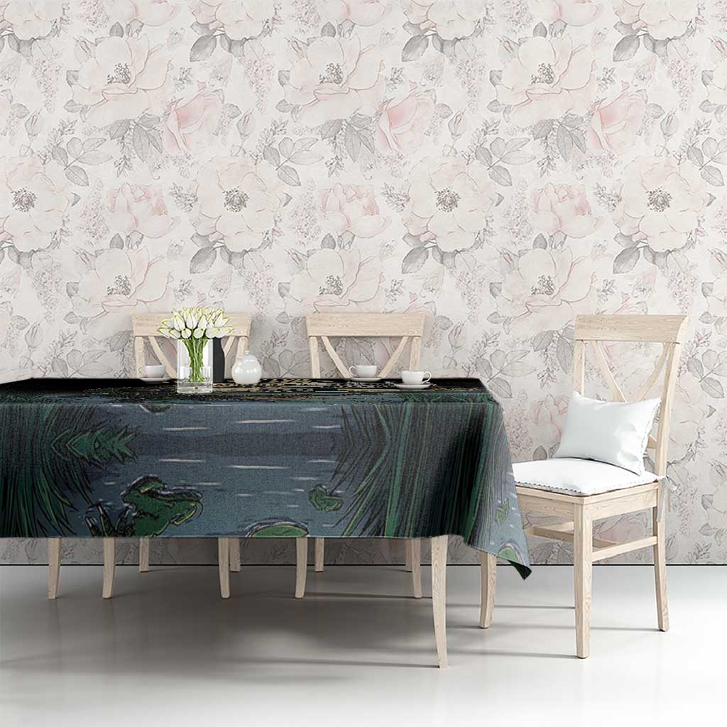 Everglades Alligator Alcatraz Florida Tablecloth - Wonder Print Shop