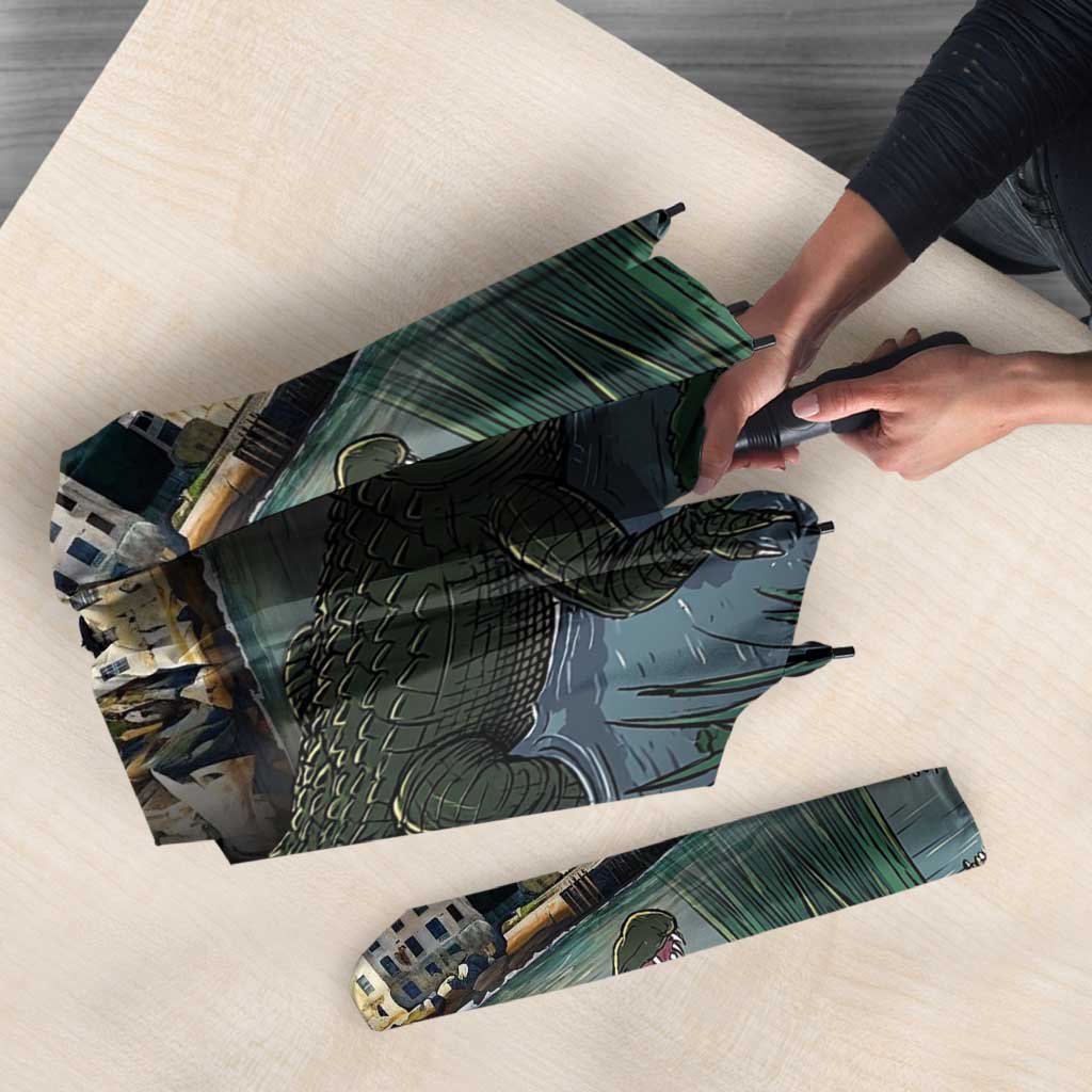 Everglades Alligator Alcatraz Florida Umbrella - Wonder Print Shop