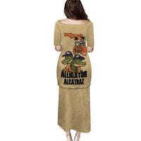 Alligator Alcatraz Prison Florida Everglades Puletasi - Wonder Print Shop