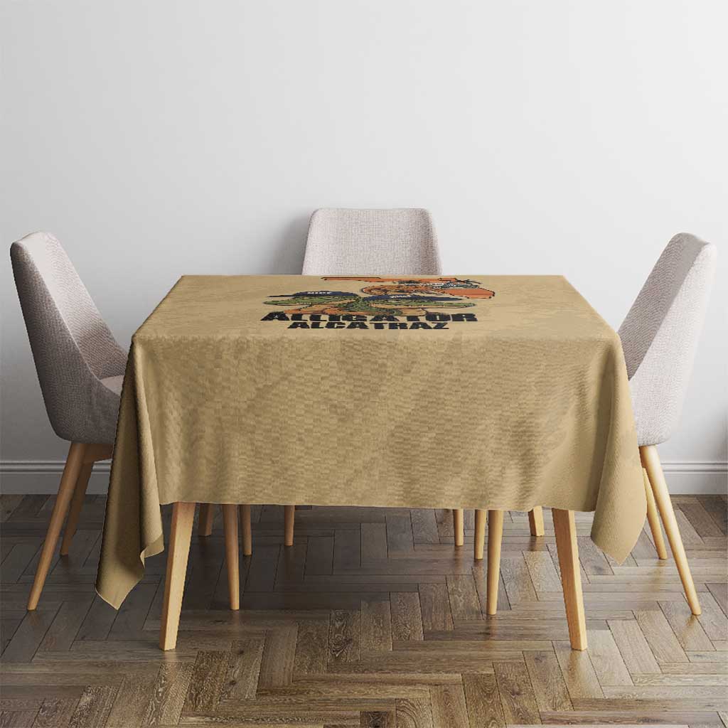Alligator Alcatraz Prison Florida Everglades Tablecloth - Wonder Print Shop