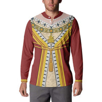 Victoria England Costume Button Sweatshirt - Wonder Print Shop