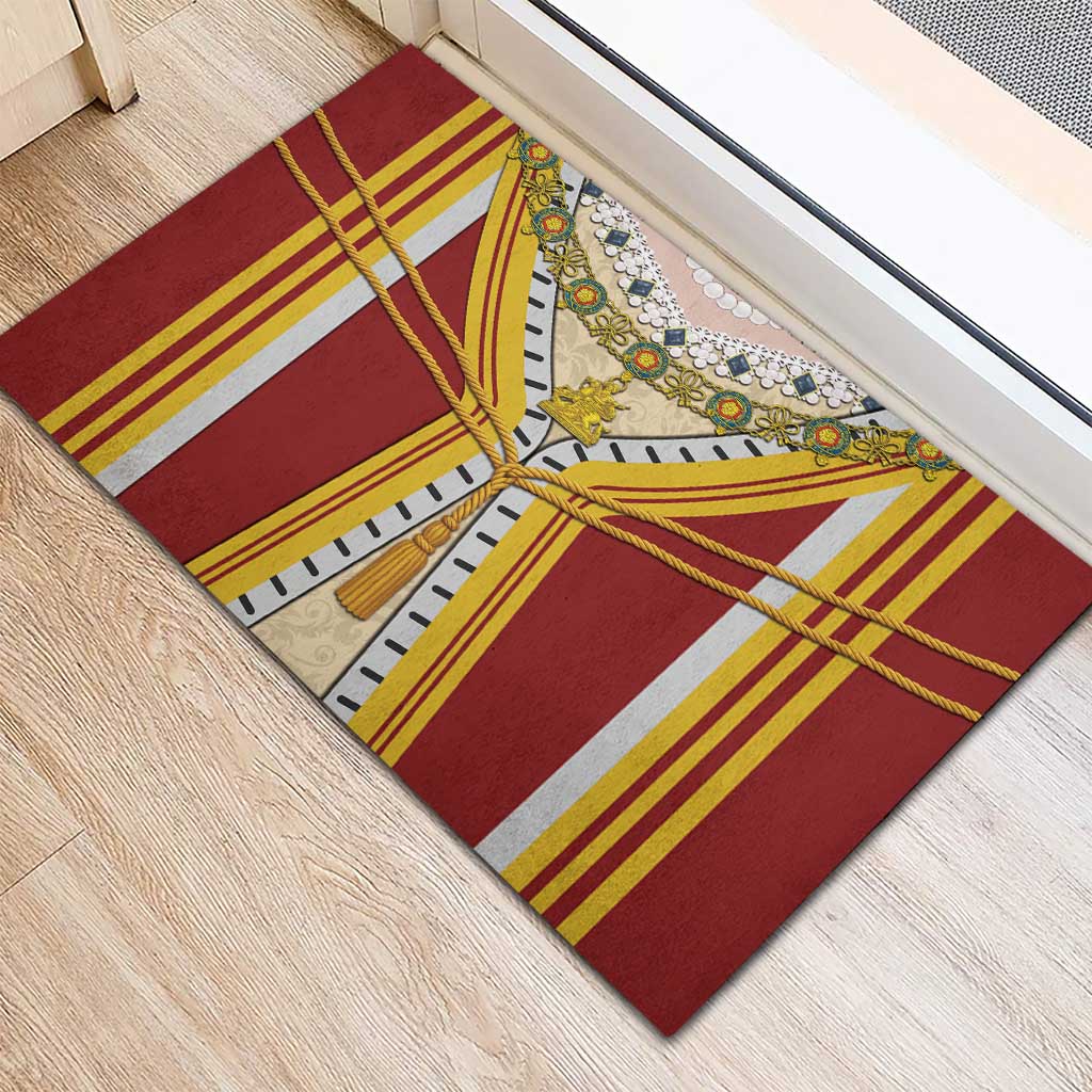 Victoria England Costume Rubber Doormat - Wonder Print Shop