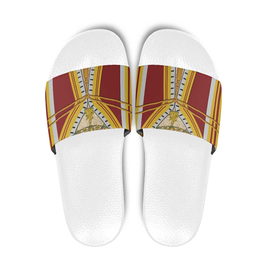 Victoria England Costume Slide Sandals - Wonder Print Shop
