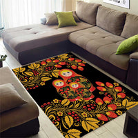 Russian Matryoshka Doll Area Rug Khokhloma Patterns - Wonder Print Shop