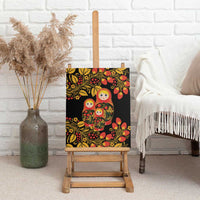 Russian Matryoshka Doll Canvas Wall Art Khokhloma Patterns - Wonder Print Shop