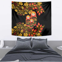 Russian Matryoshka Doll Tapestry Khokhloma Patterns - Wonder Print Shop