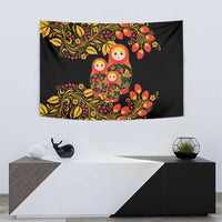 Russian Matryoshka Doll Tapestry Khokhloma Patterns - Wonder Print Shop