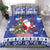 Honduras Santa Claus Christmas Bedding Set Christmas Tree With Flag Background - Wonder Print Shop