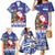 Honduras Santa Claus Christmas Family Matching Mermaid Dress and Hawaiian Shirt Christmas Tree With Flag Background - Wonder Print Shop