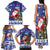 Honduras Santa Claus Christmas Family Matching Tank Maxi Dress and Hawaiian Shirt Christmas Tree With Flag Background - Wonder Print Shop